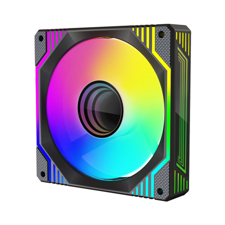 TrueNort Pc Case Fan 120mm RGB 6Pin 12V 3W Black, Single Fan | LC-30-02 TrueNort Pc Case Fan 120mm RGB 6Pin 12V 3W Black, Single Fan | LC-30-02
